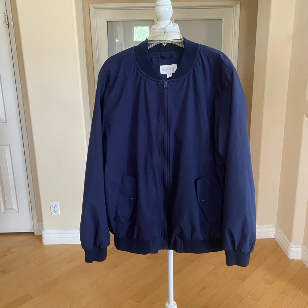 JB Workshop Los Angeles Navy Full Zip Jacket